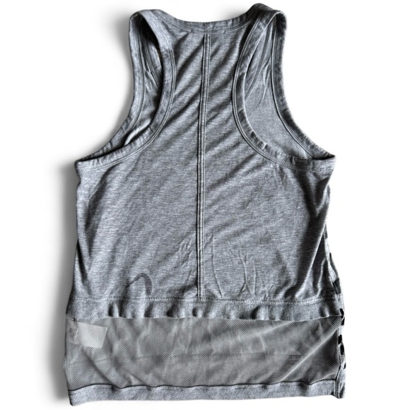 Adidas by Stella McCartney Rare Gray Leopard Print Mesh Racerback Tank Top XS - Picture 4 of 7